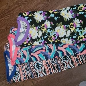 3 Lularoe Liv size M CLEARANCE